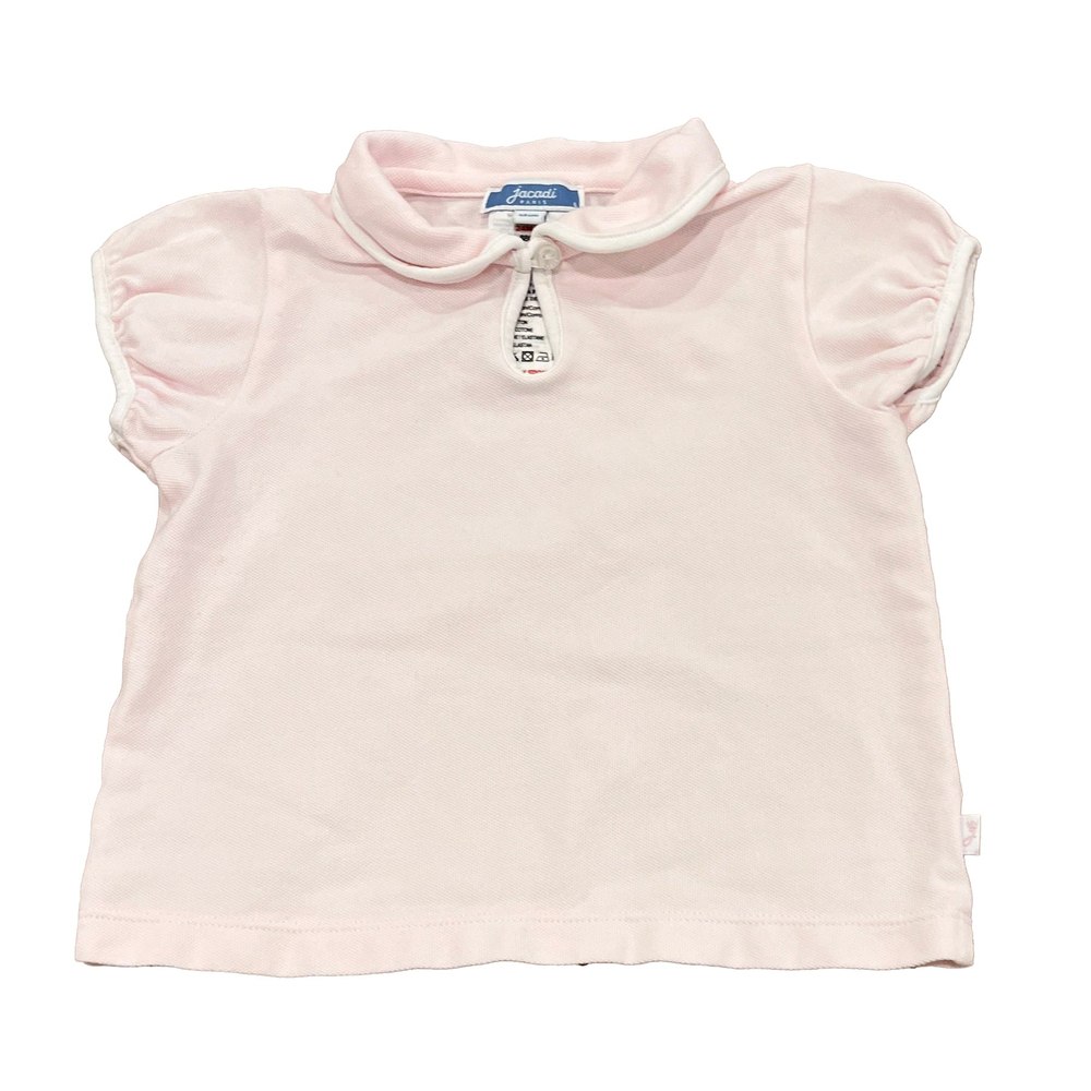 Jacadi Girls Pink Polo Shirt 7805835935804