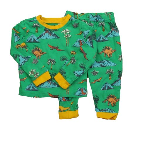 Tucker + Tate Boys Green Dinosaurs 2-piece Pajamas 7805836132412