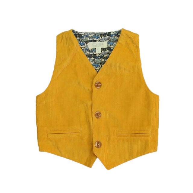 Olivier Boys Yellow Vest 7805836460092