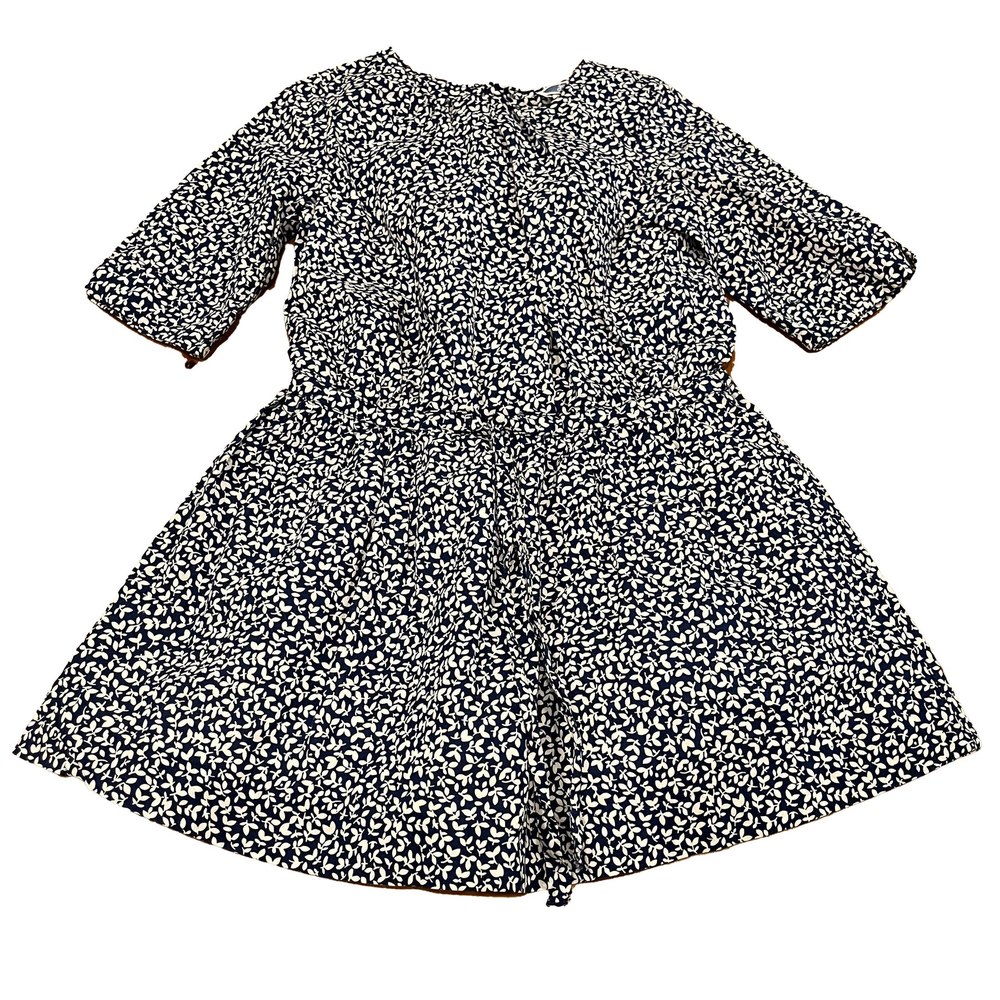 Jacadi Girls Blue | White Dress 7805836656700