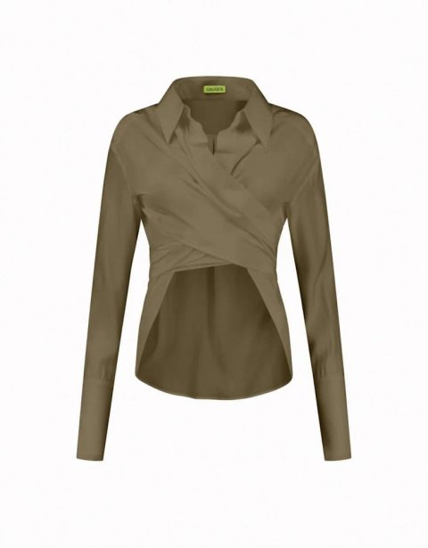 Sabinas Silk Shirt In Cumin