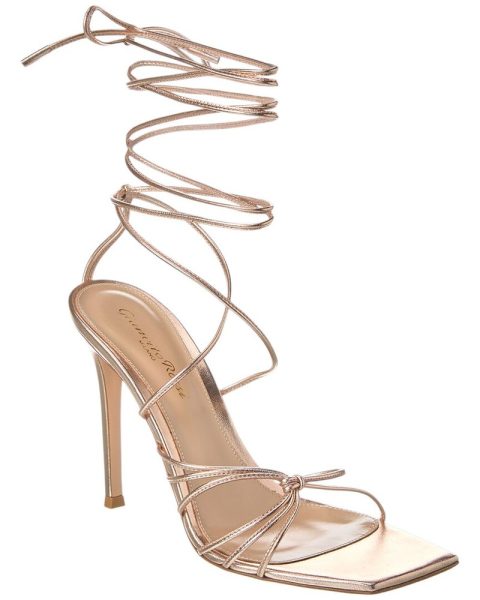 Gianvito Rossi Sylvie 105 Leather Sandal 7704783388732