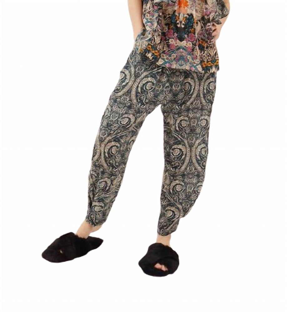 Besalu Floral Pants In Mix 2 Green 7704788500540