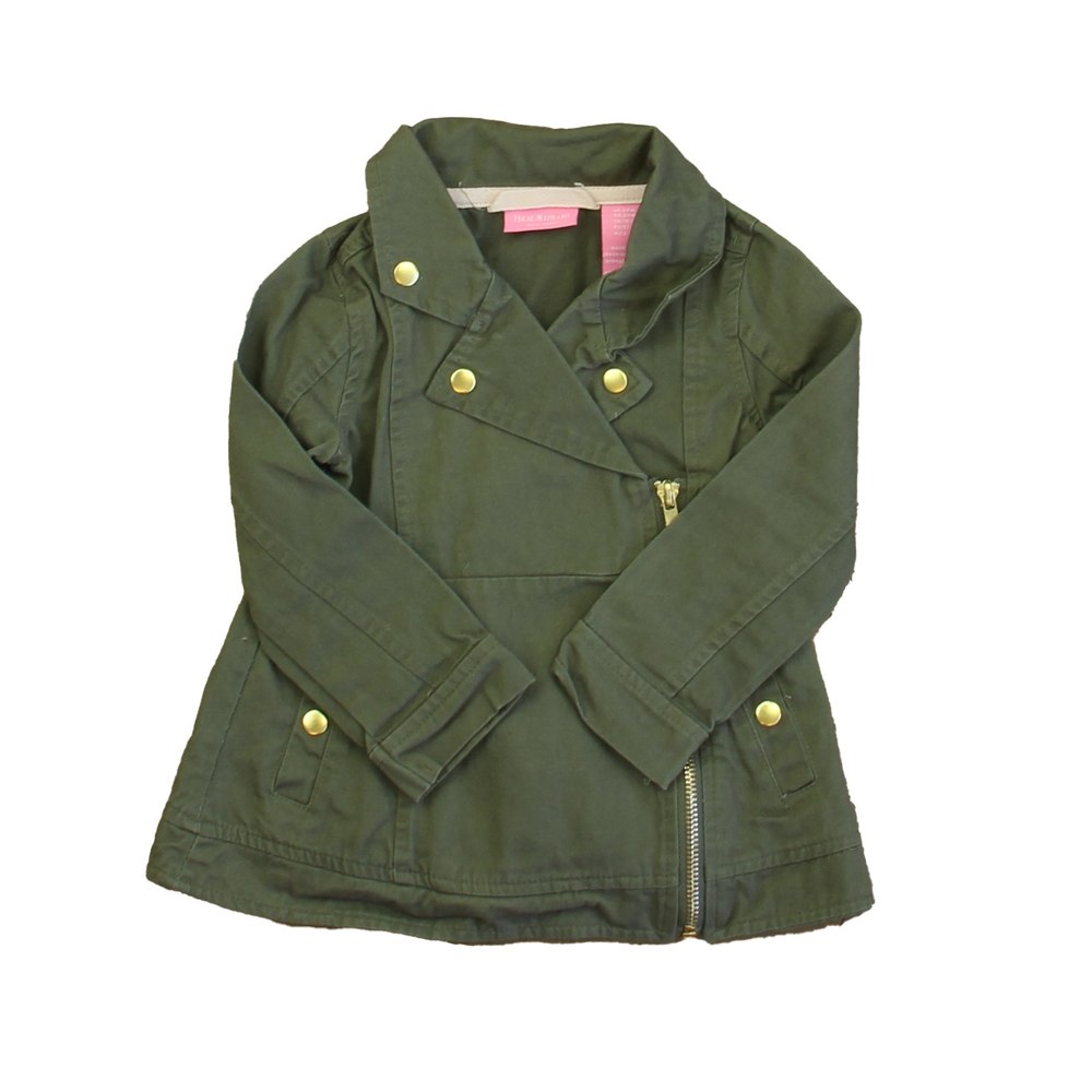 Isaac Mizrahi Girls Green Jacket 7805837410364