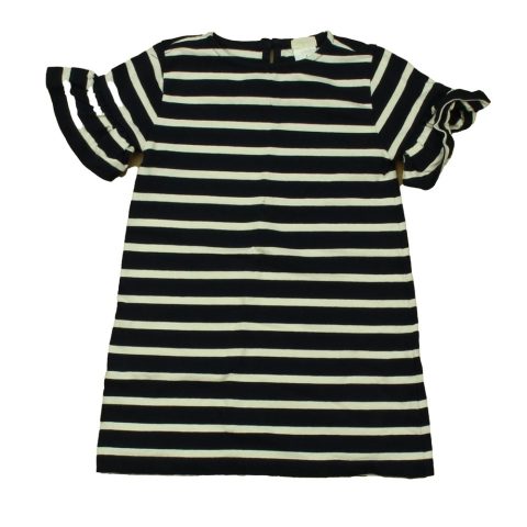 Crewcuts Girls Navy | White Stripe Dress 7805837672508