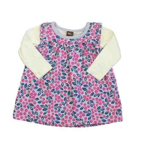 Tea Girls Purple | Pink | Blue Floral Dress 7805837869116