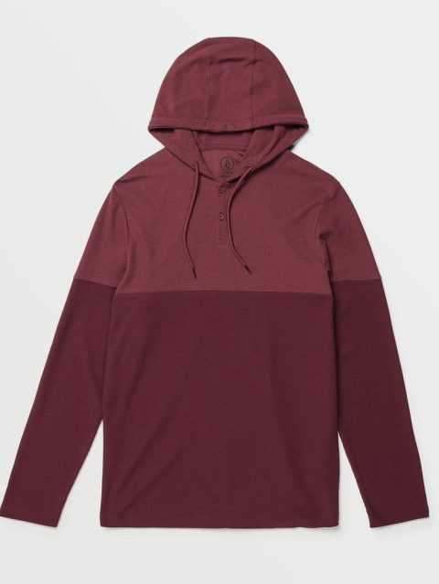 Nunez Colorblocked Thermal Shirt – Port