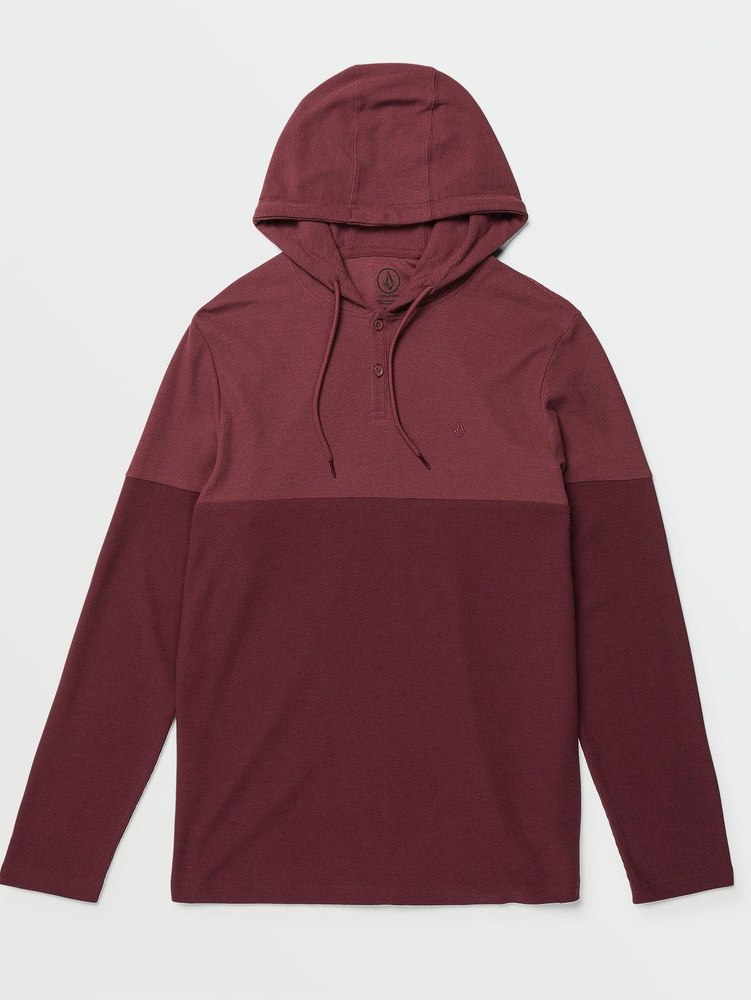Nunez Colorblocked Thermal Shirt – Port