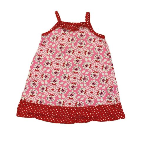Hanna Andersson Girls Pink | Red Floral Dress 7805838393404