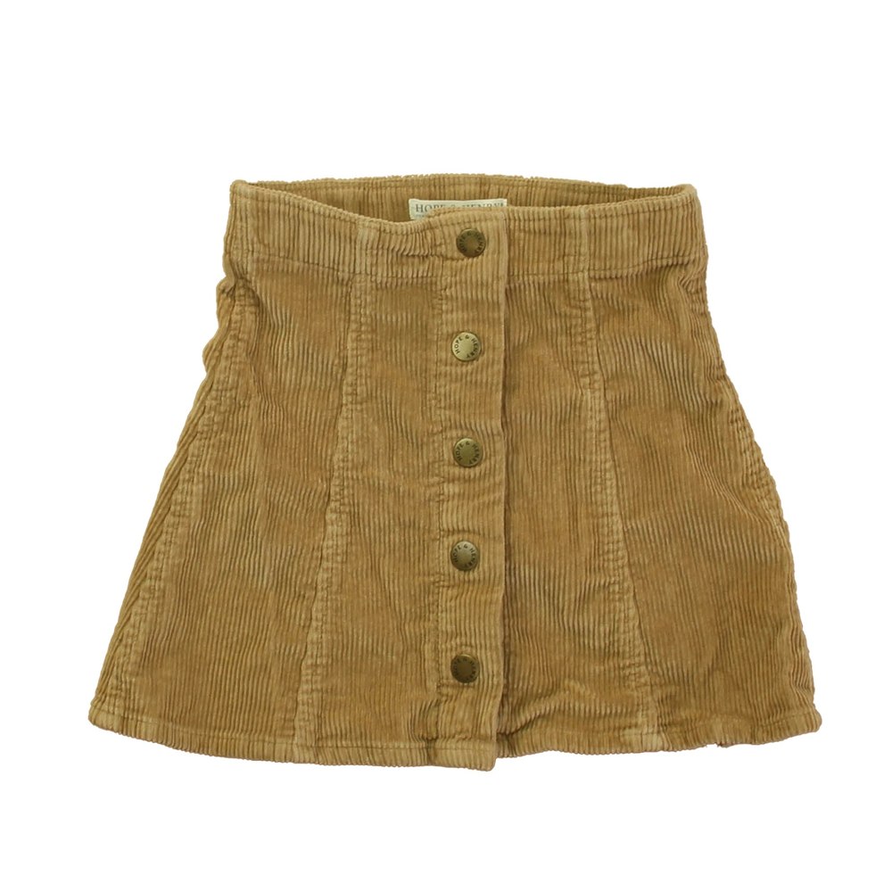 Hope & Henry Girls Khaki Skirt 7805838655548