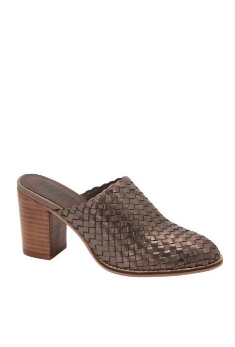 Women’s Woven Mules In Bronze 7704790564924