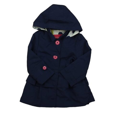 London Fog Girls Navy Rain Coat 7805839081532