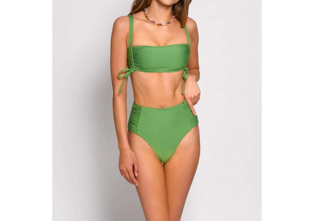 Solid Soma Bikini Bottom In Green 7833295683644