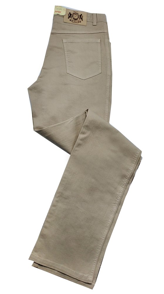 Brioni Men’s Marmolada Beige Cotton Denim Jeans