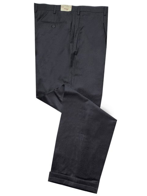 Brioni Men’s Cortina GrayWool Pants One Pleat Front