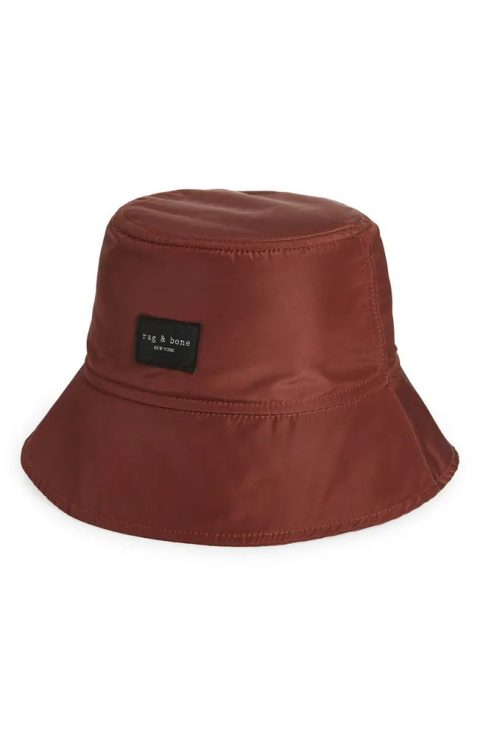 Rag And Bone Addison Bucket Hat Redwood M/L