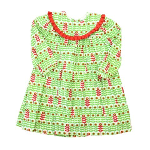 The Bailey Boys Girls White | Red | Green Sun Dress 7805840851004