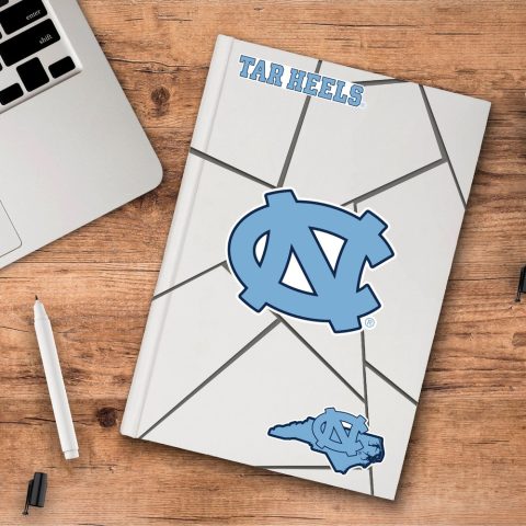 Fanmats North Carolina Tar Heels 3 Piece Decal Sticker Set
