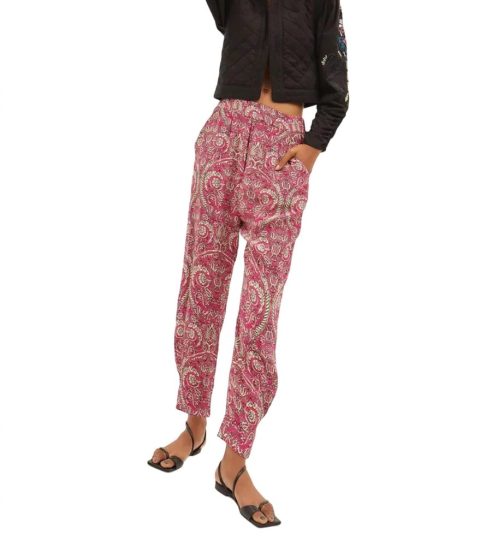 Besalu Floral Pants In Mix 1 Pink 7704798789692
