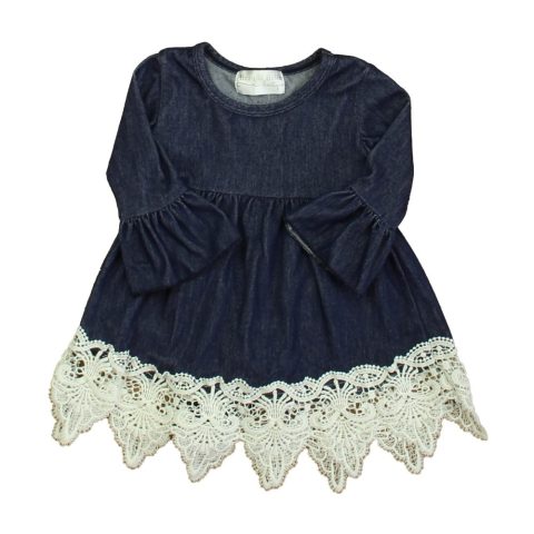 Beau & Belle Girls Blue | Ivory Dress 7805841375292