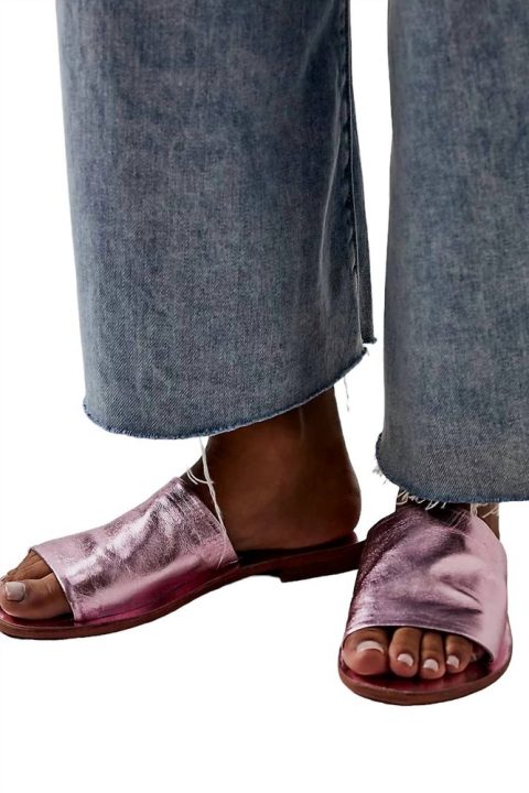 Women’s Vicente Slide Sandals In Metallic Pink 7704801509436