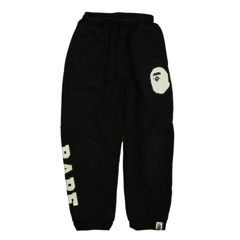 Bape Kids Boys Black Casual Pants 7805841637436