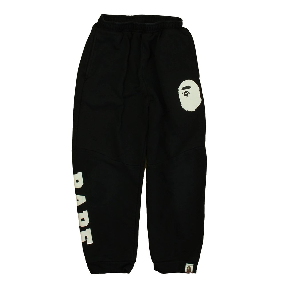 Bape Kids Boys Black Casual Pants 7805841637436