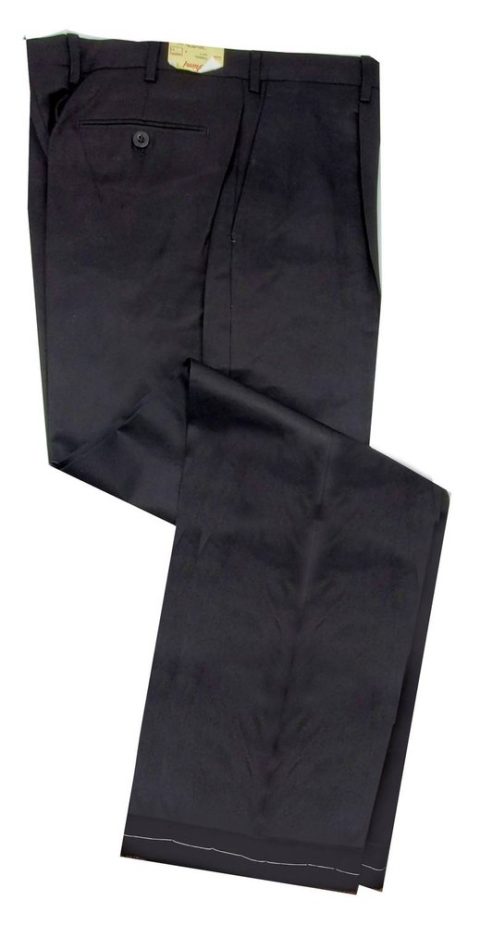Men’s Cannes All Season Wool Dress Pant In Black