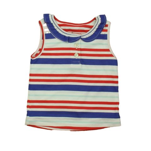 Classic Prep Girls Bittersweet Multistripe Polo Shirt Size: 12-24 Months 7805843111996