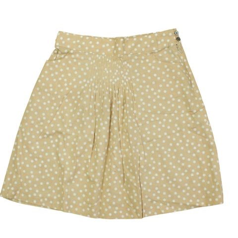 Jacadi Girls Tan | White | Dots Skirt 7805844193340