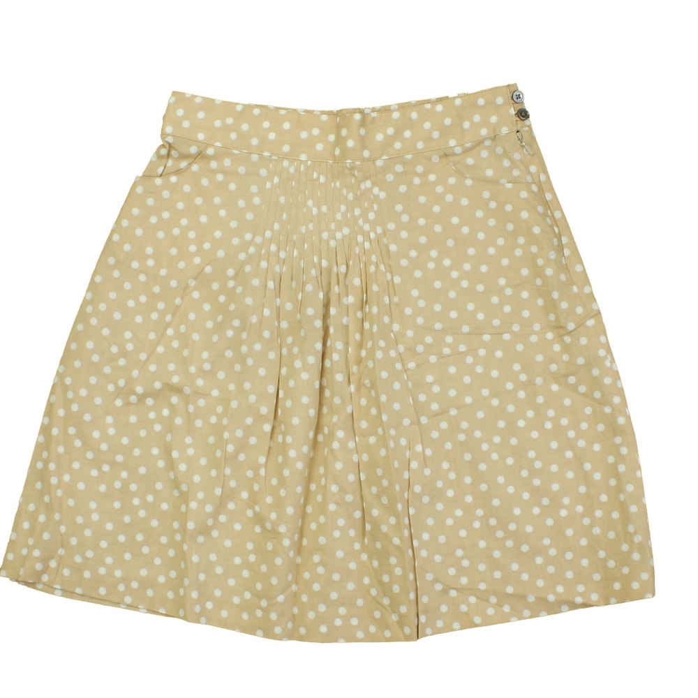 Jacadi Girls Tan | White | Dots Skirt 7805844193340