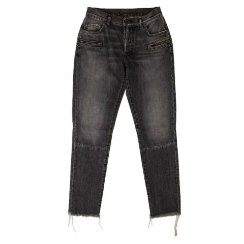 Unravel Project Zipped Pockets Jeans Pants – Black