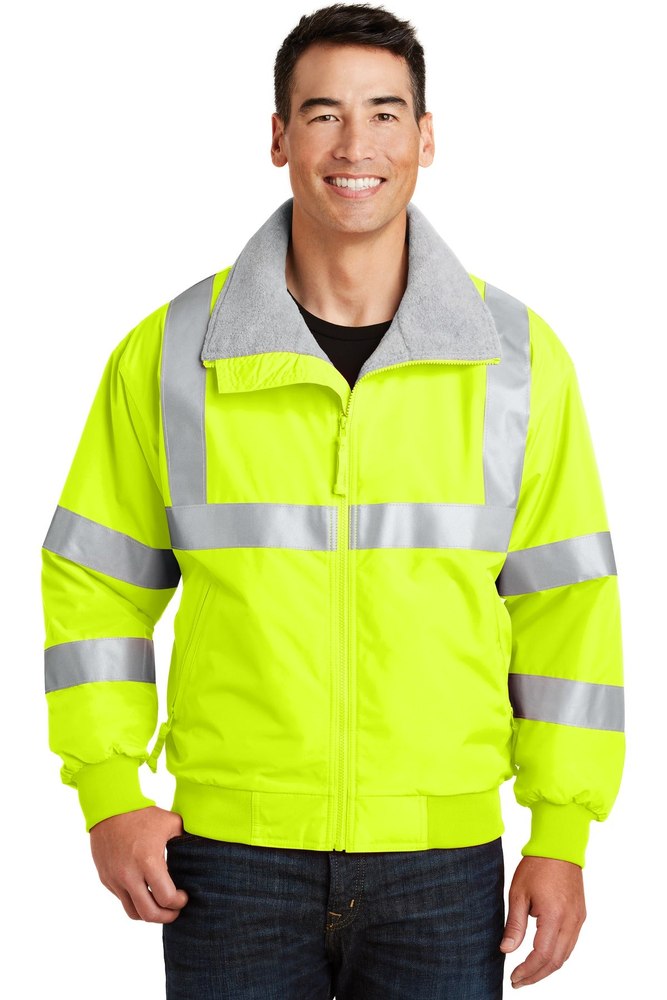 Port Authority Men’s Enhanced Visibility Challenger Jacket with Reflective Taping. SRJ754