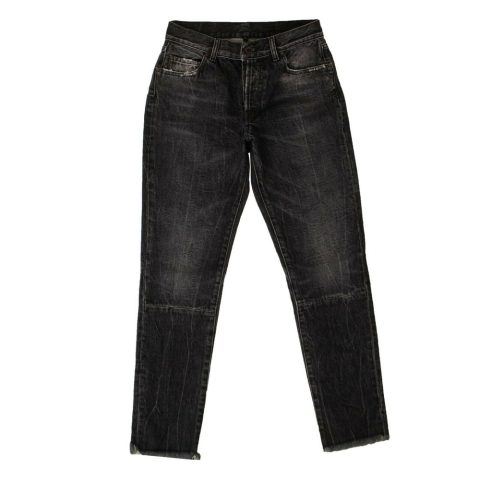 Unravel Project Moonwash High Waisted Jeans Pants – Black