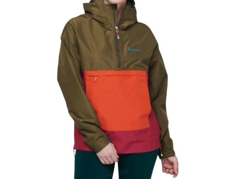 Women’s Cielo Rain Anorak Jacket In Oak
