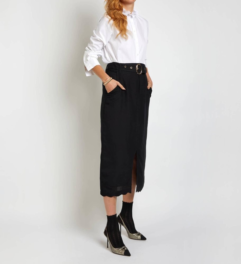 The Sarita Skirt In Black 7833344671804