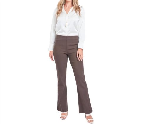 Missy Pull On Bootcut Pants In Clove 7833360203836