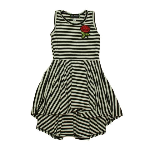 Wee Monster Girls Black | White Flower Dress 7805862051900