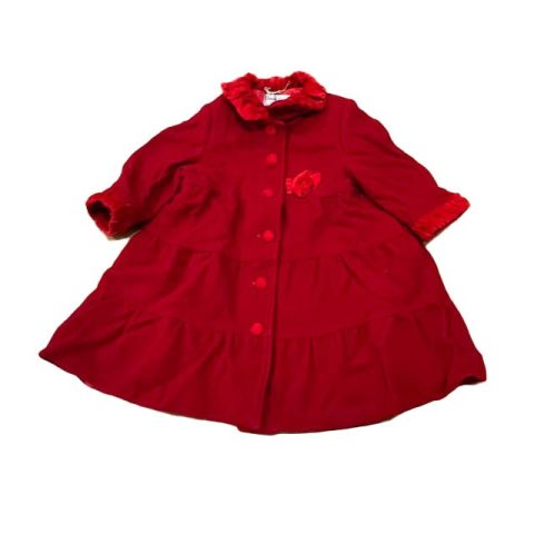 Sarah Louise Girls Red Winter Coat 7805870211132