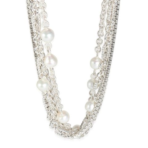 David Yurman DY Madison Necklace in 18K Yellow Gold/Sterling Silver 7705716424764