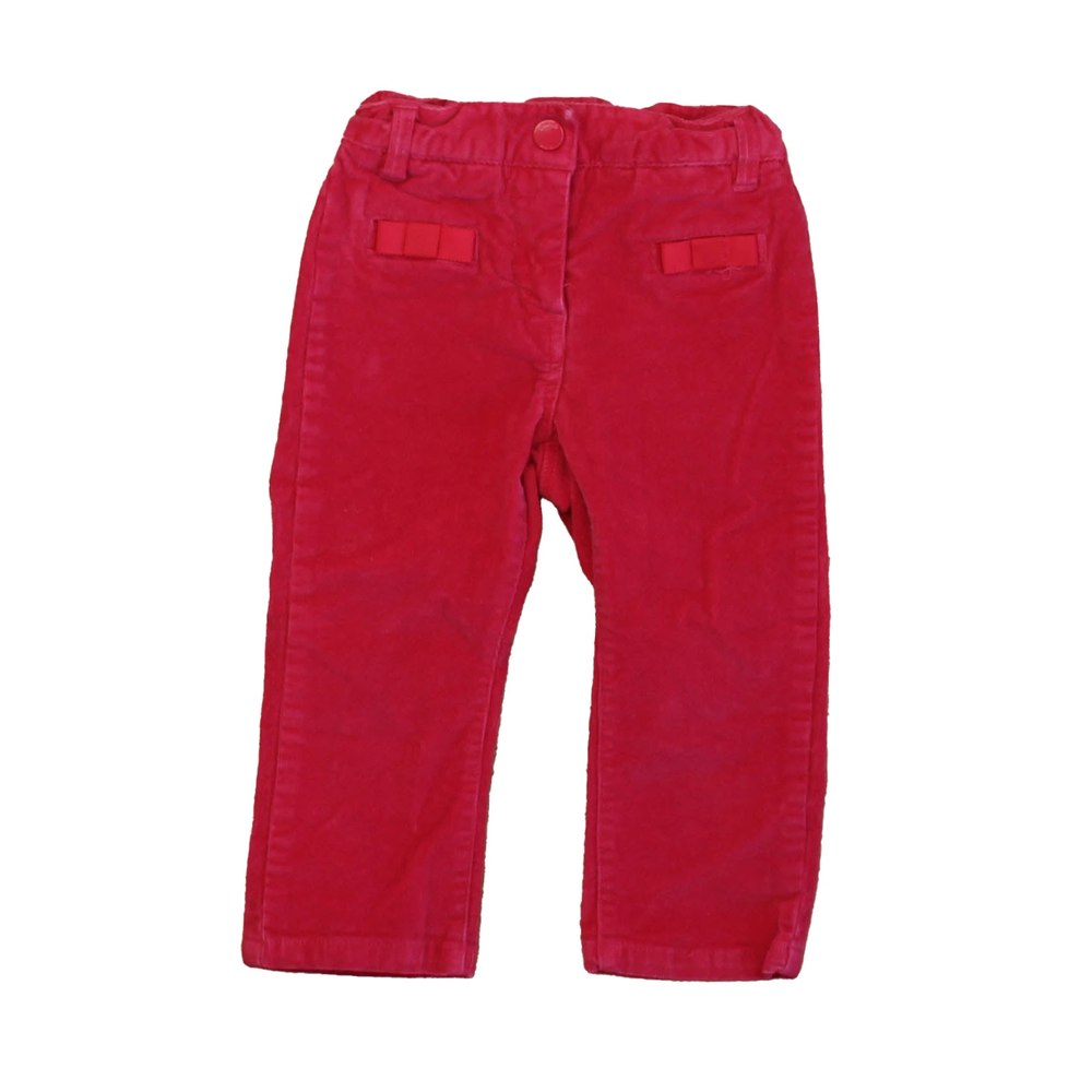Jacadi Girls Pink Corduroy Pants 7805873782844