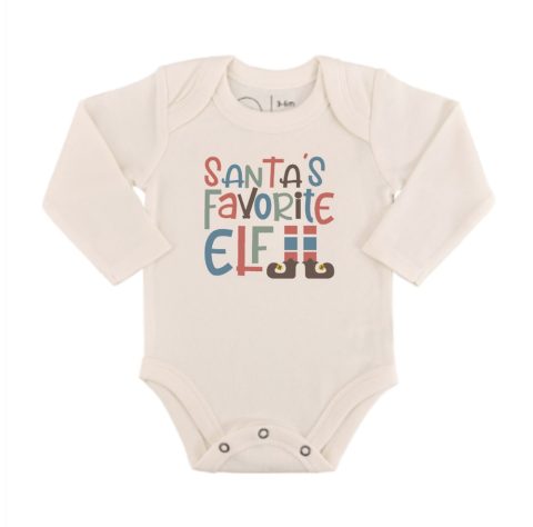 graphic bodysuit | santas favorite elf (long sleeve)