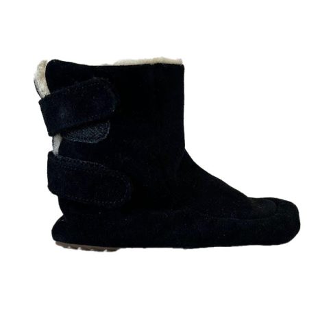 Pom Pom Unisex Black Suede Boots 7805876207676