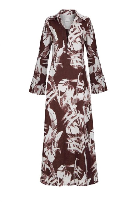 Veronica Dress In Prune 7705926533180