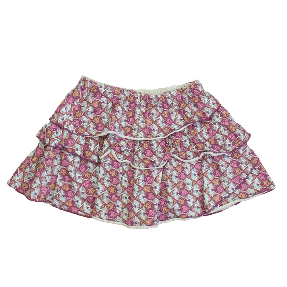 Garnet Hill Girls Purple Fish Skirt 7805883875388