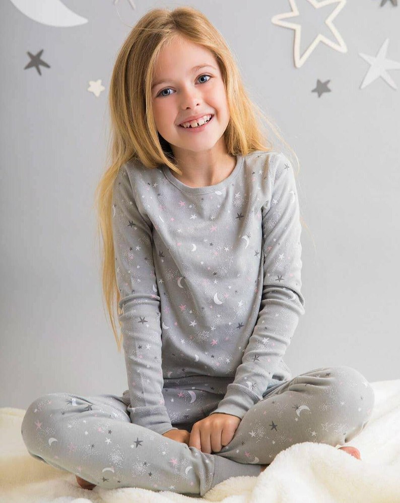 Organic Long Sleeve Pajamas – Stardust Stars