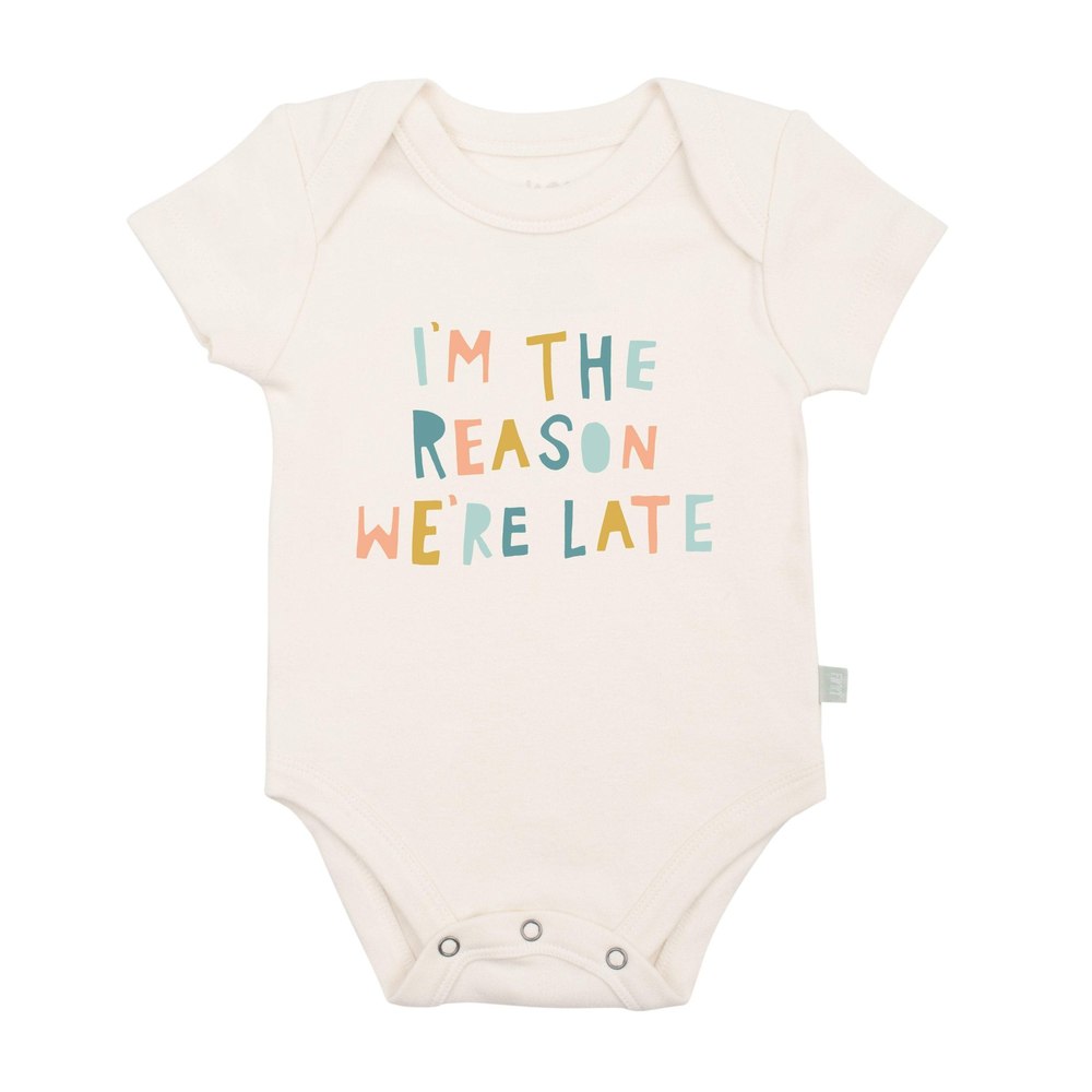 graphic bodysuit | reason we are late