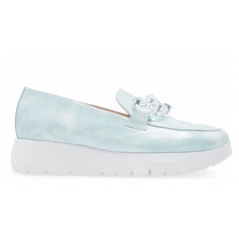 Women’s Patent Loafer In Iris Aloe 7705944293436