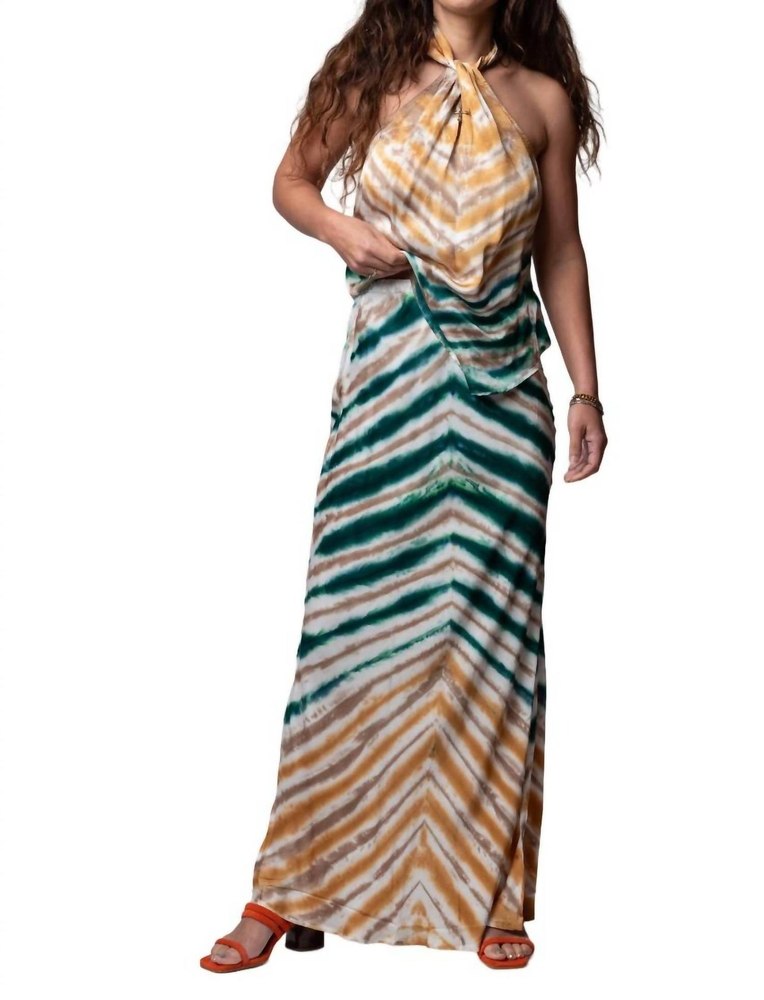 Rory Halter Top In Oz Green 7705939050556