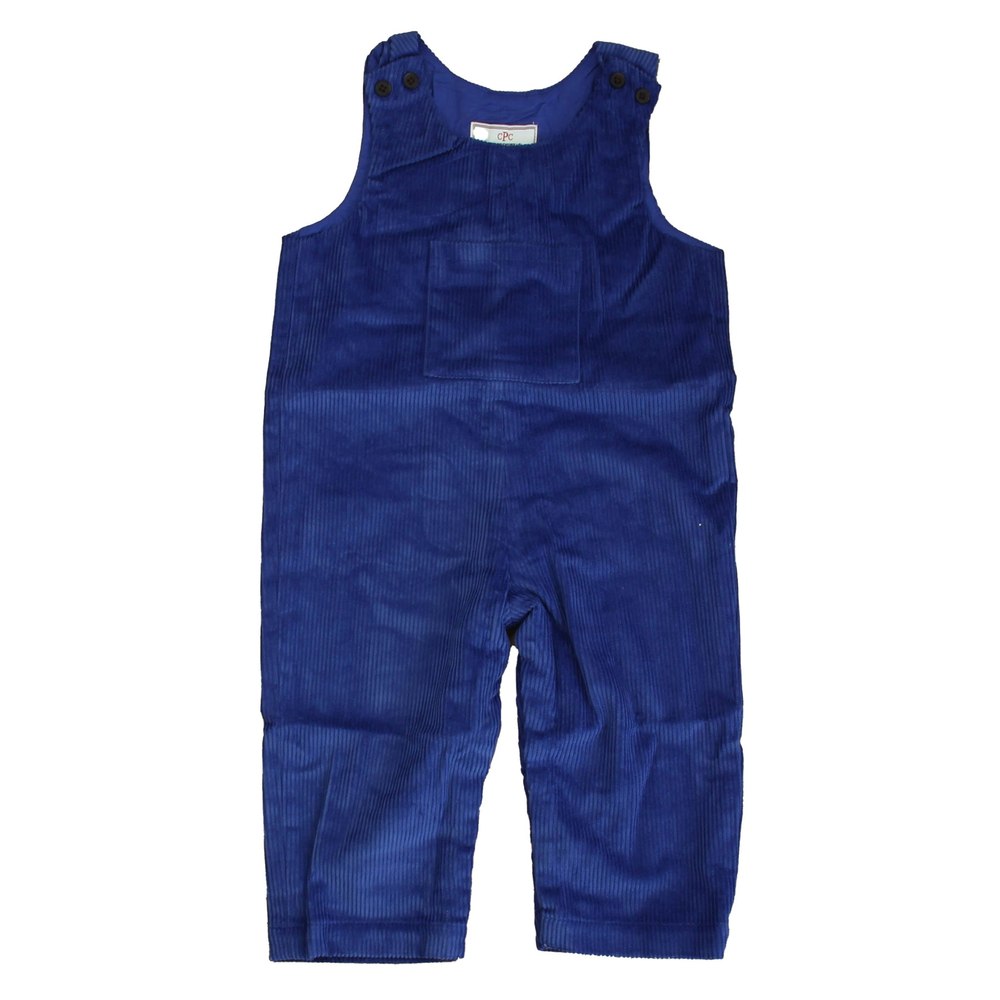 Classic Prep Boys Bright Navy Romper 7805893640252